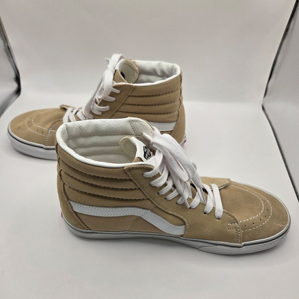 Vans Sk8-Hi Taos‎ Taupe Men's 8.5 Women's 10 Suede Skate Tan - Picture 4 of 8